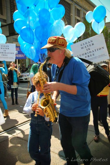 Recorder & saxaphone. Photo by C. Lucero