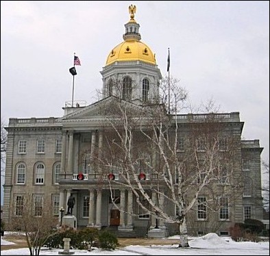 The New Hampshire State House. Photo by Jared C. Benedict (2004)