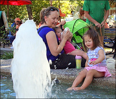 Healdsburg Plaza - Summer 2014
