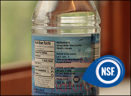 NSF-logo-on-bottled-water